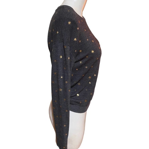 Spiritual Gangster Stars Crew Neck Savasana Pullover Sweater Size XS - Picture 4 of 8